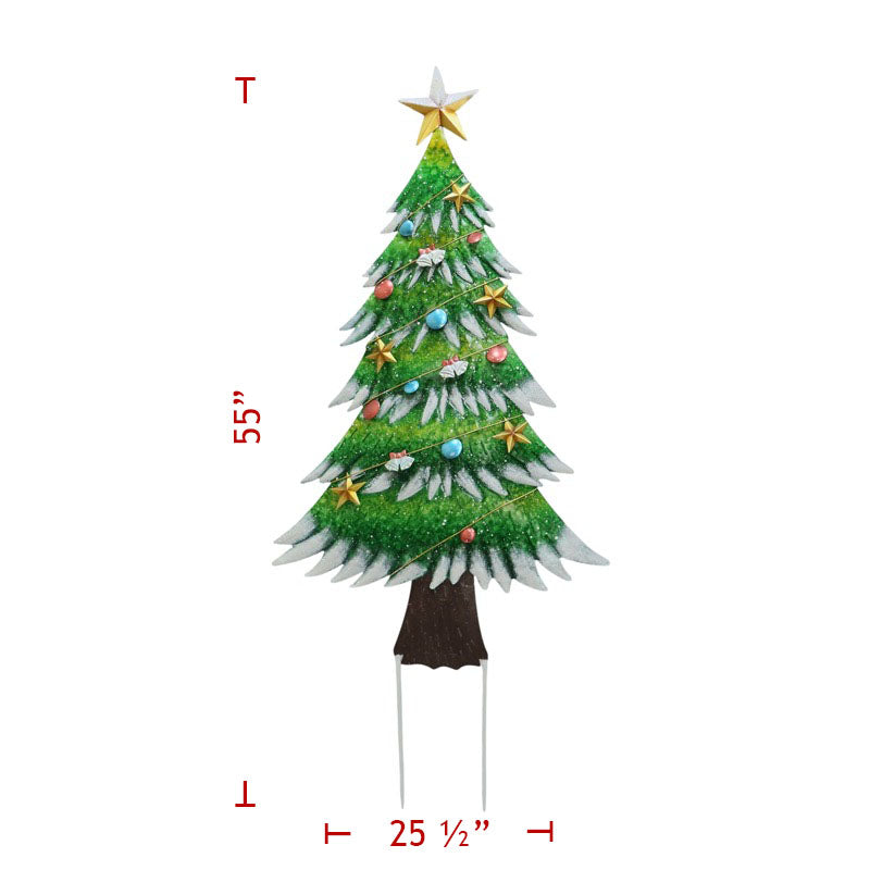 55" Large Metal Christmas Tree