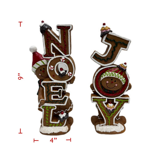 Gingerbread Noel or Joy