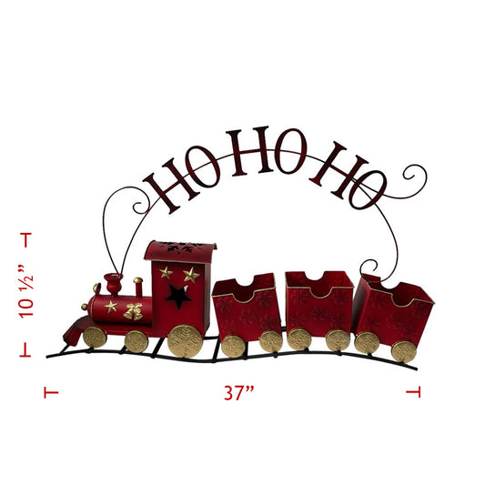 Metal Christmas Ho-Ho-Ho Train