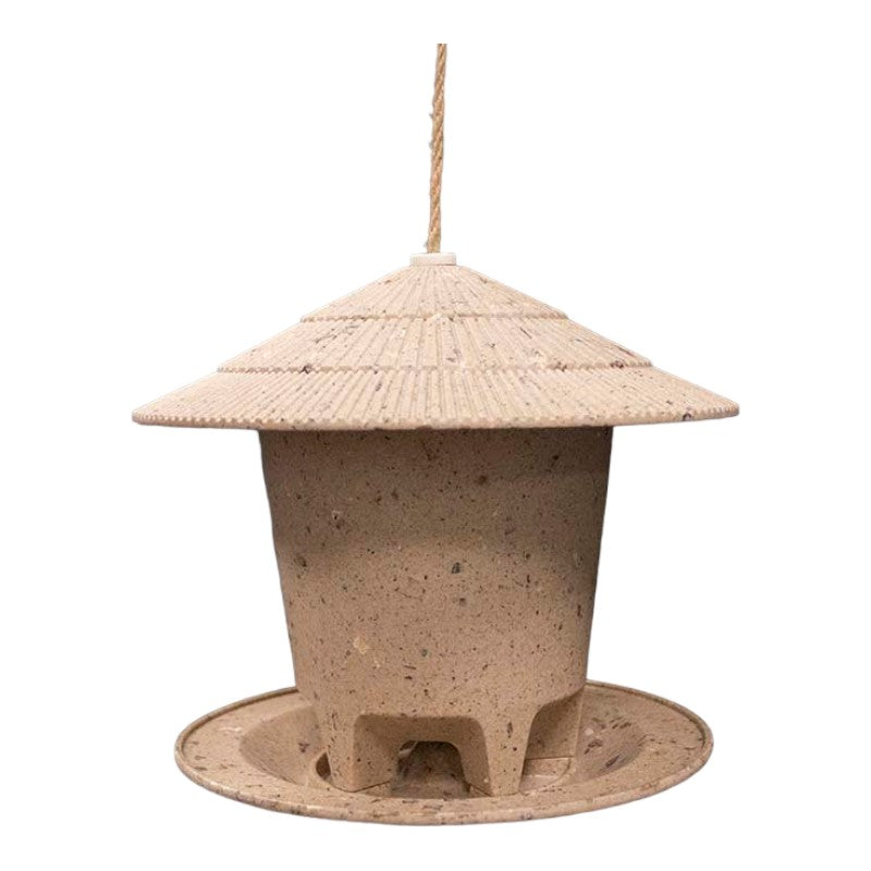 Deluxe Round Bird Feeder - Coffee Husks -Ship Only