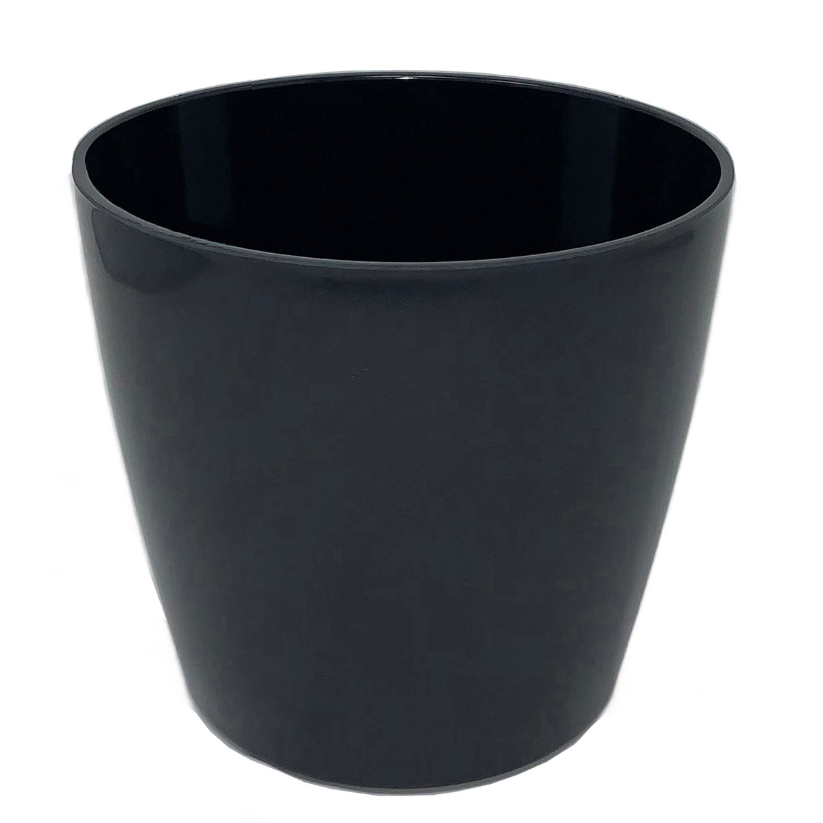 10" Black Round Self-Watering Bamboo Pot -Ship Only