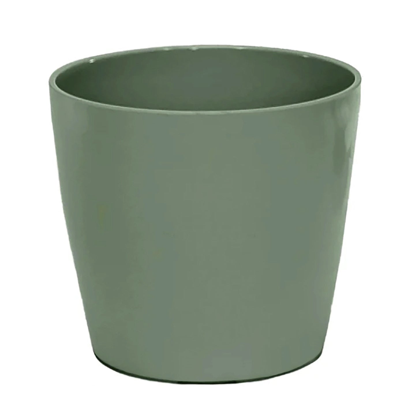 10" Sage Round Self-Watering Bamboo Pot -Ship Only