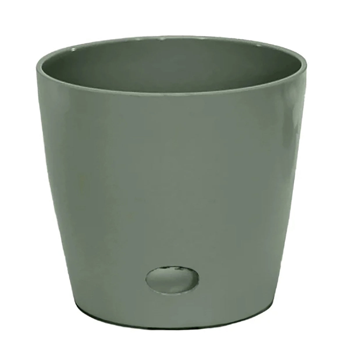 10" Sage Round Self-Watering Bamboo Pot -Ship Only