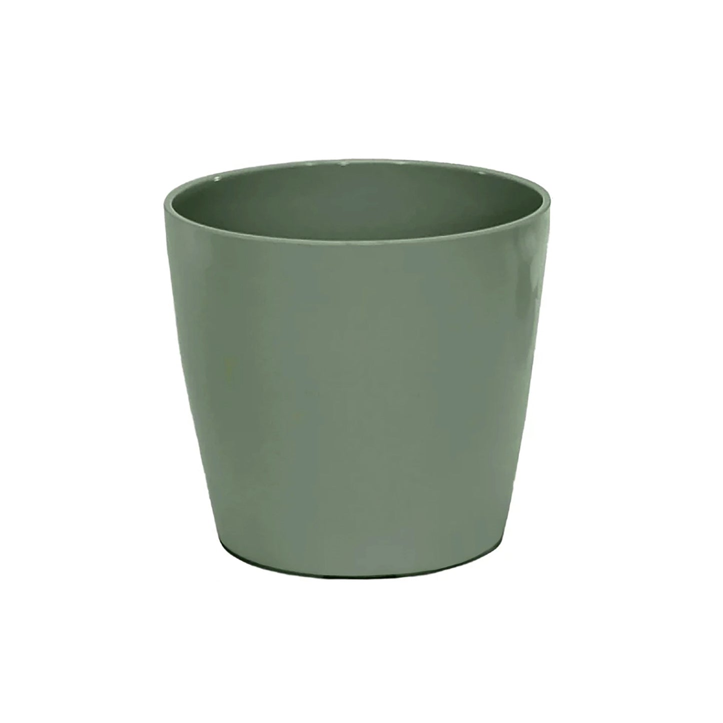 5" Sage Green Round Self-Watering Bamboo Pot -Ship Only