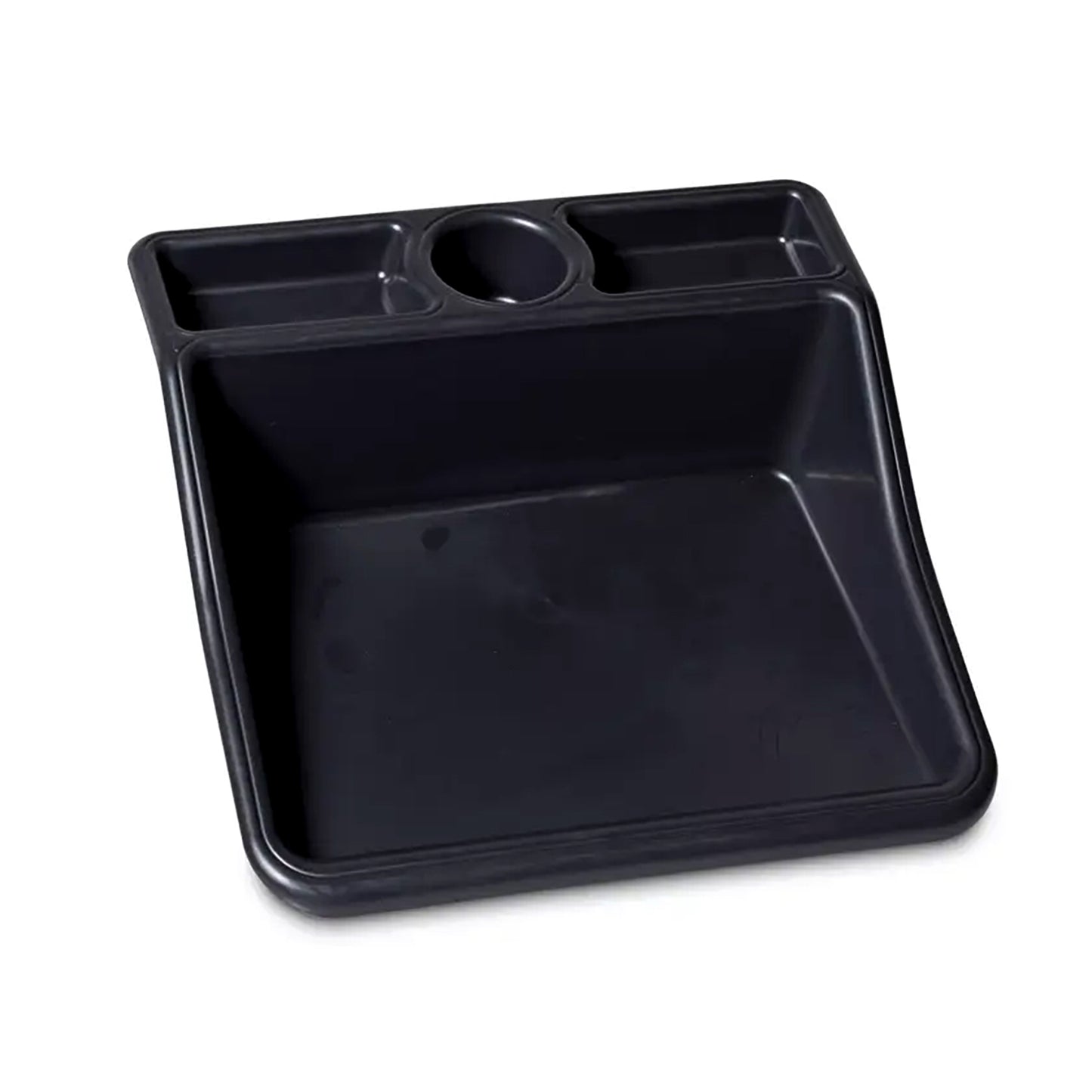 Compact Tidy Tray Black with Shelf -Ship Only