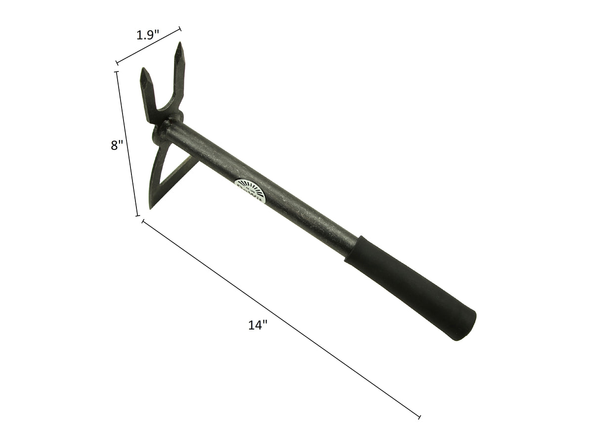 DeWit Comby Hoe - 2 Tine Cultivator /  Wide Edge Chopping -Ship Only