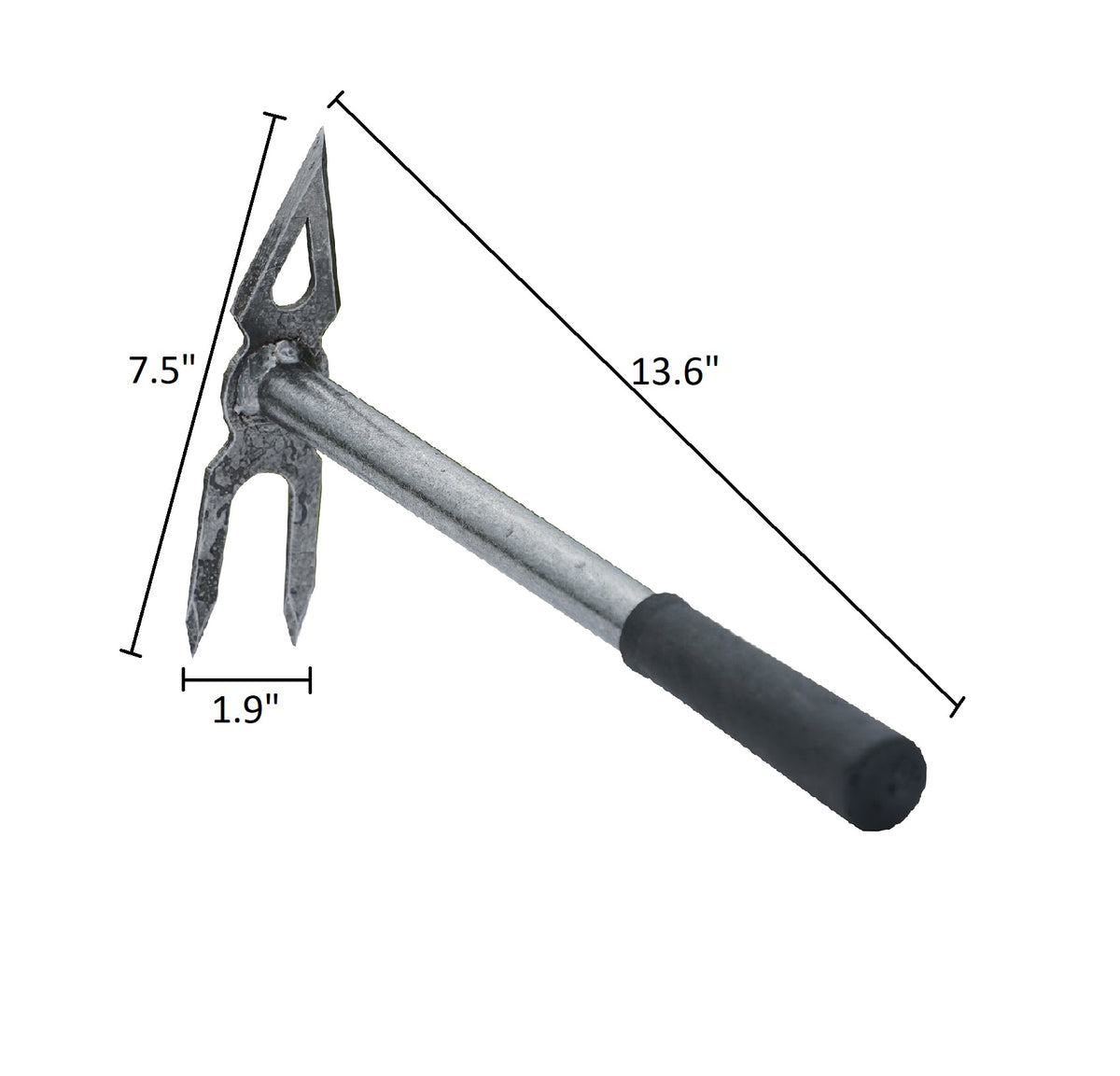 DeWit Comby Hoe - 2 Tine Cultivator /  Diamond Shaped -Ship Only