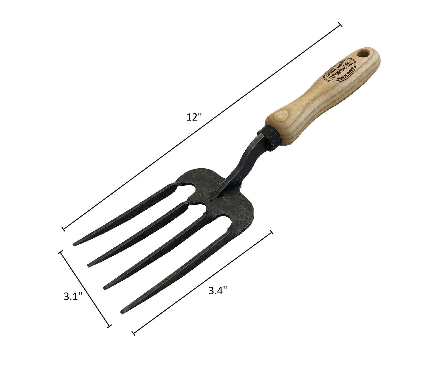 DeWit Fork - Twisted Tine Welldone -Ship Only