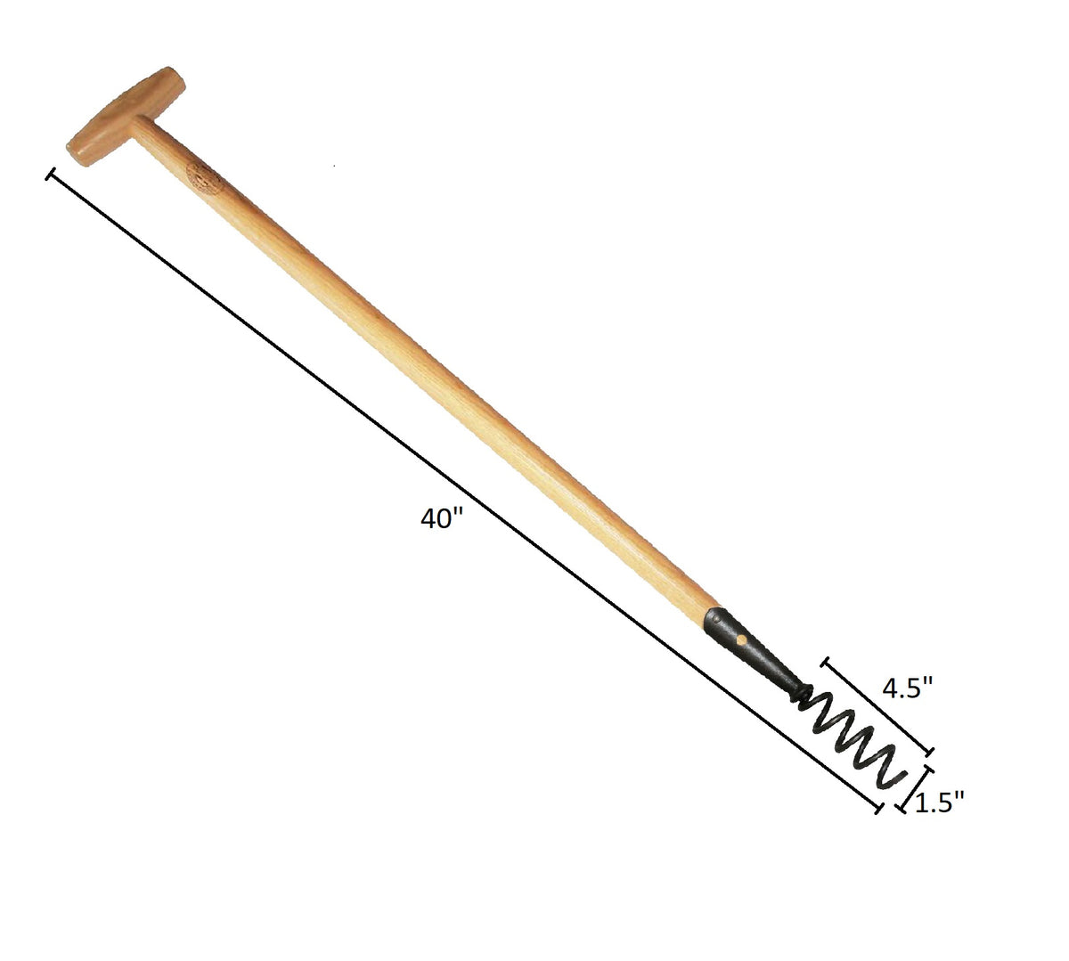 DeWit Weeder - Corkscrew Long Handle -Ship Only