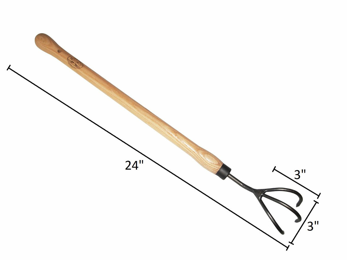 DeWit Cultivator - 3 Tine Drop Grip -Ship Only