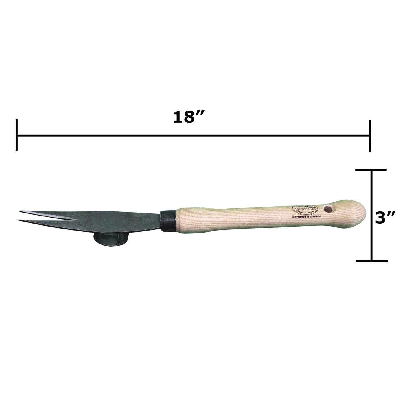 DeWit Weeder - Thistle with 10" Handgrip -Ship Only