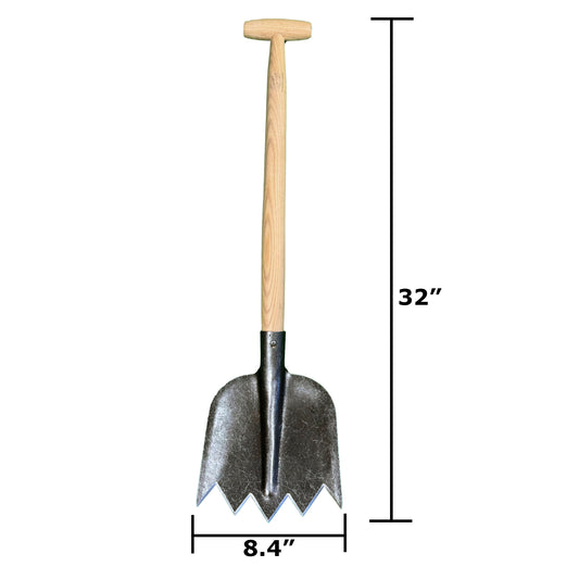 DeWit Shovel - Serrated T-Handle -Ship Only