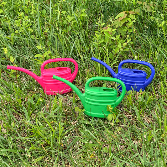 1 pt Green Plastic Watering Can -Ship Only