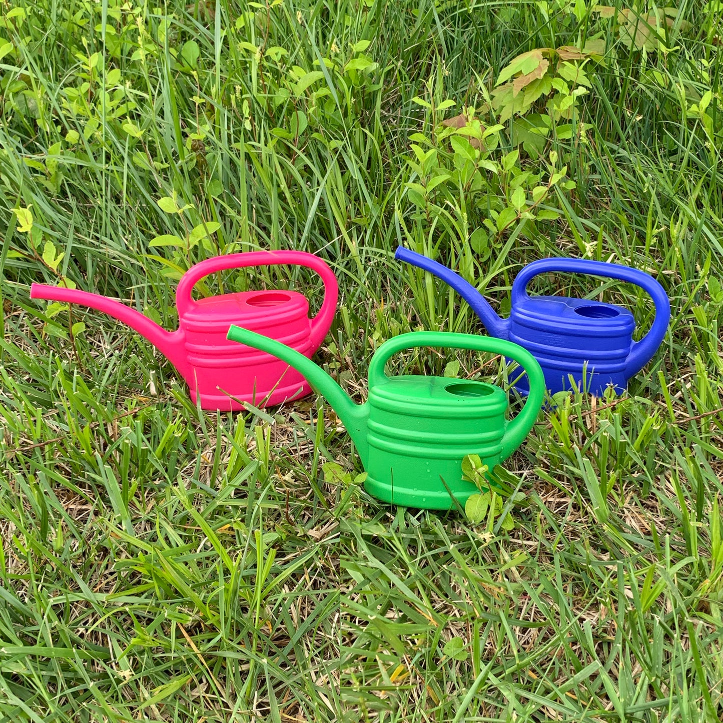 1 pt Pink Plastic Watering Can -Ship Only