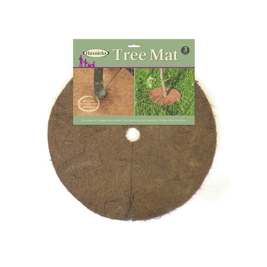 8" Round Coco Tree Mat 3pk -Ship Only