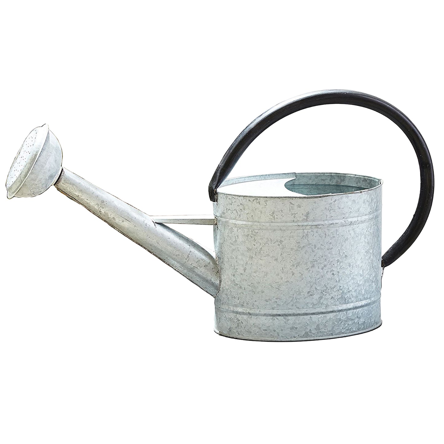 2.1 gal Oval Aged Zinc Watering Can -Ship Only