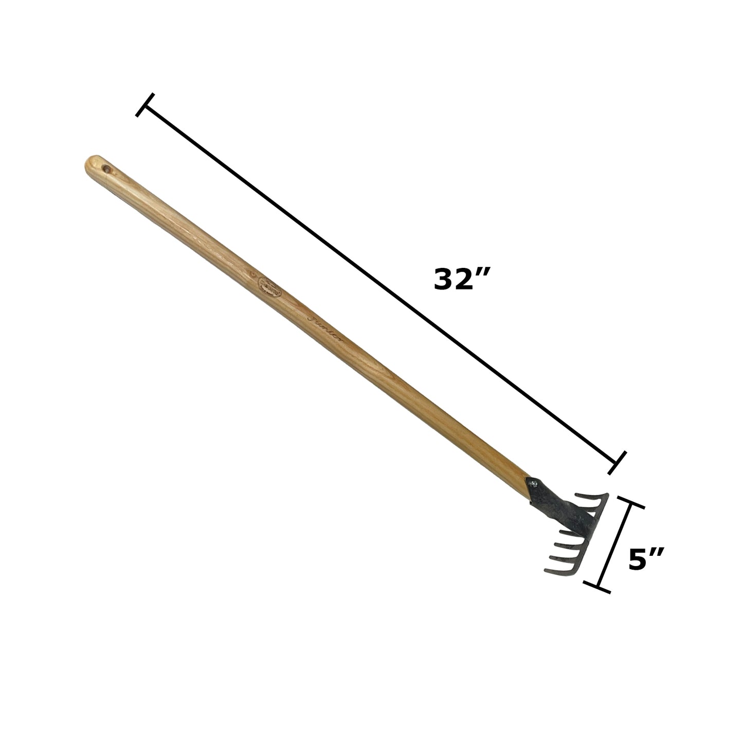 DeWit Junior Rake - Garden Long Handle -Ship Only