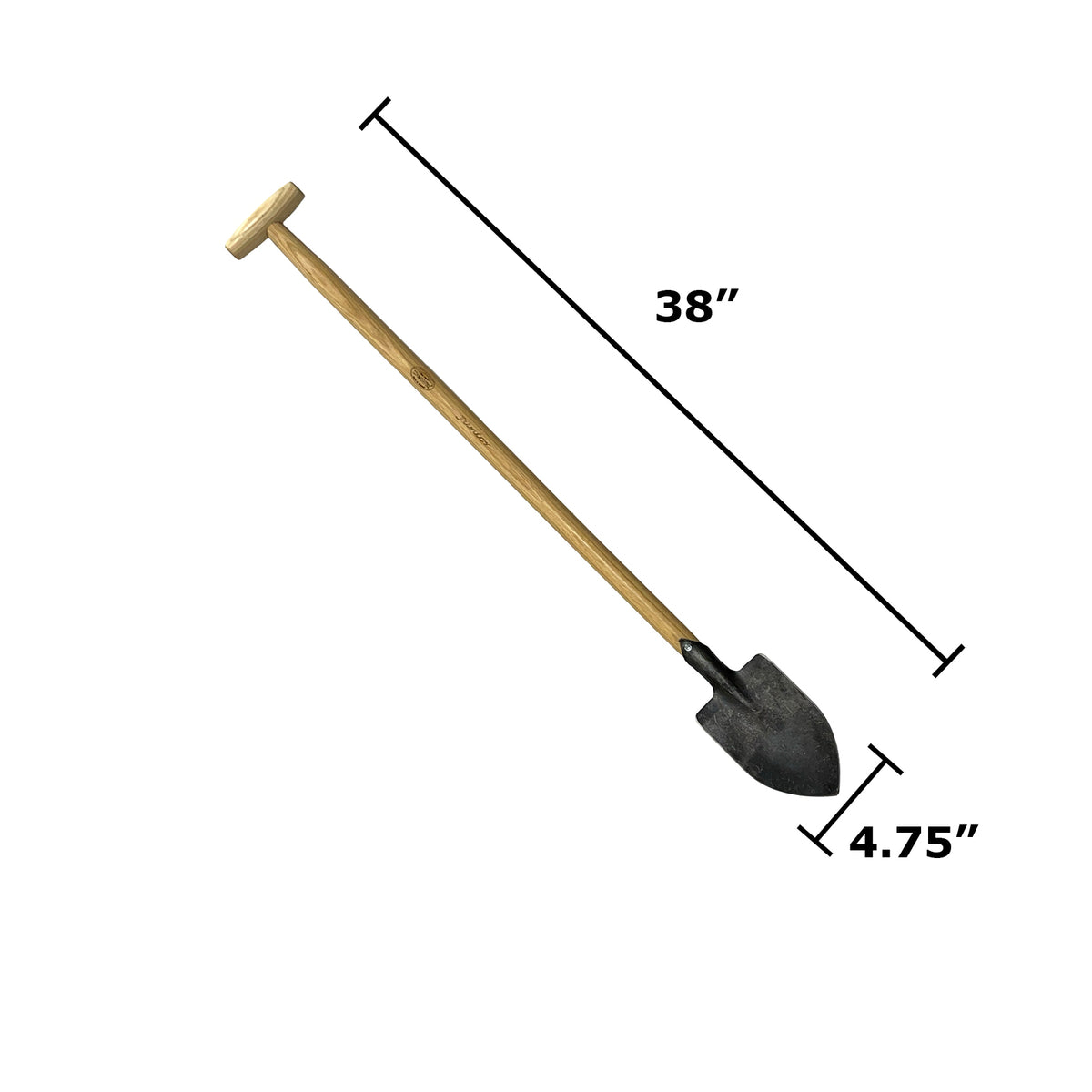 Junior Pointed Spade w/ T-Handle -Ship Only