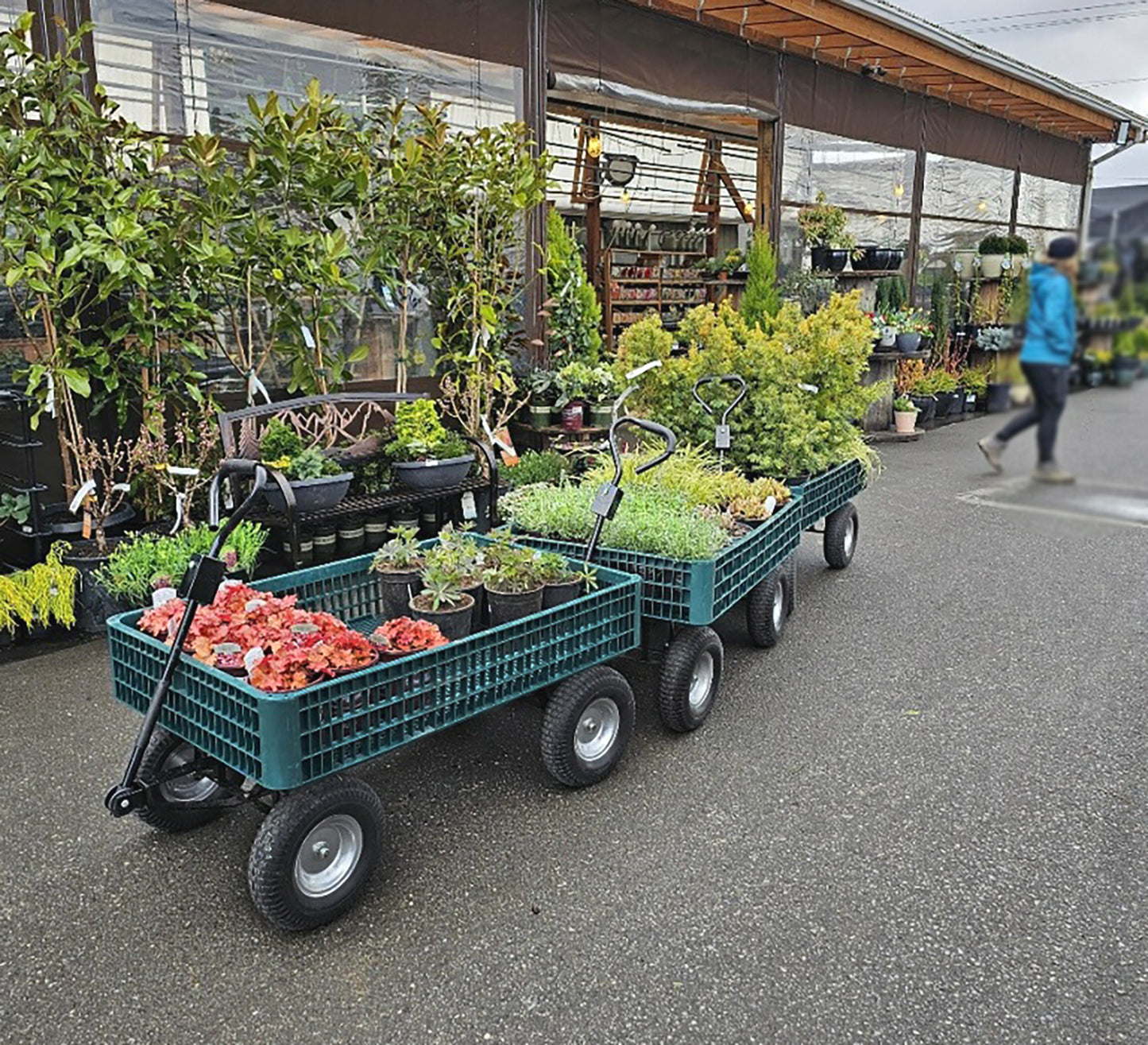 Greenhouse Wagon with Foam Wheels -Ship Only