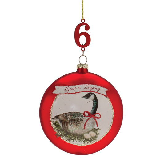 Twelve Days of Christmas Ornament (Set of 12) -Ship Only