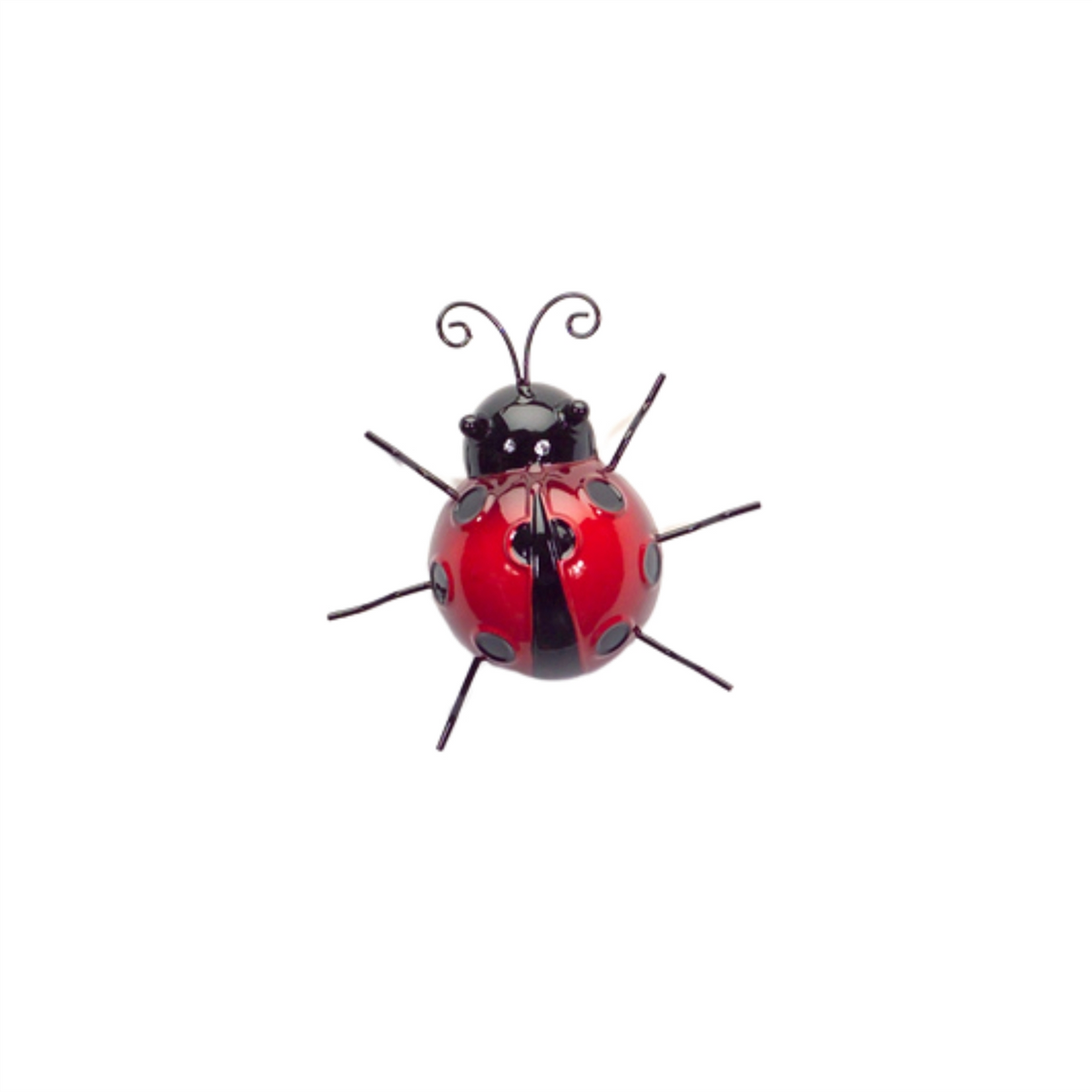 Metal Lady Bug Garden Decor (Set of 6) -Ship Only
