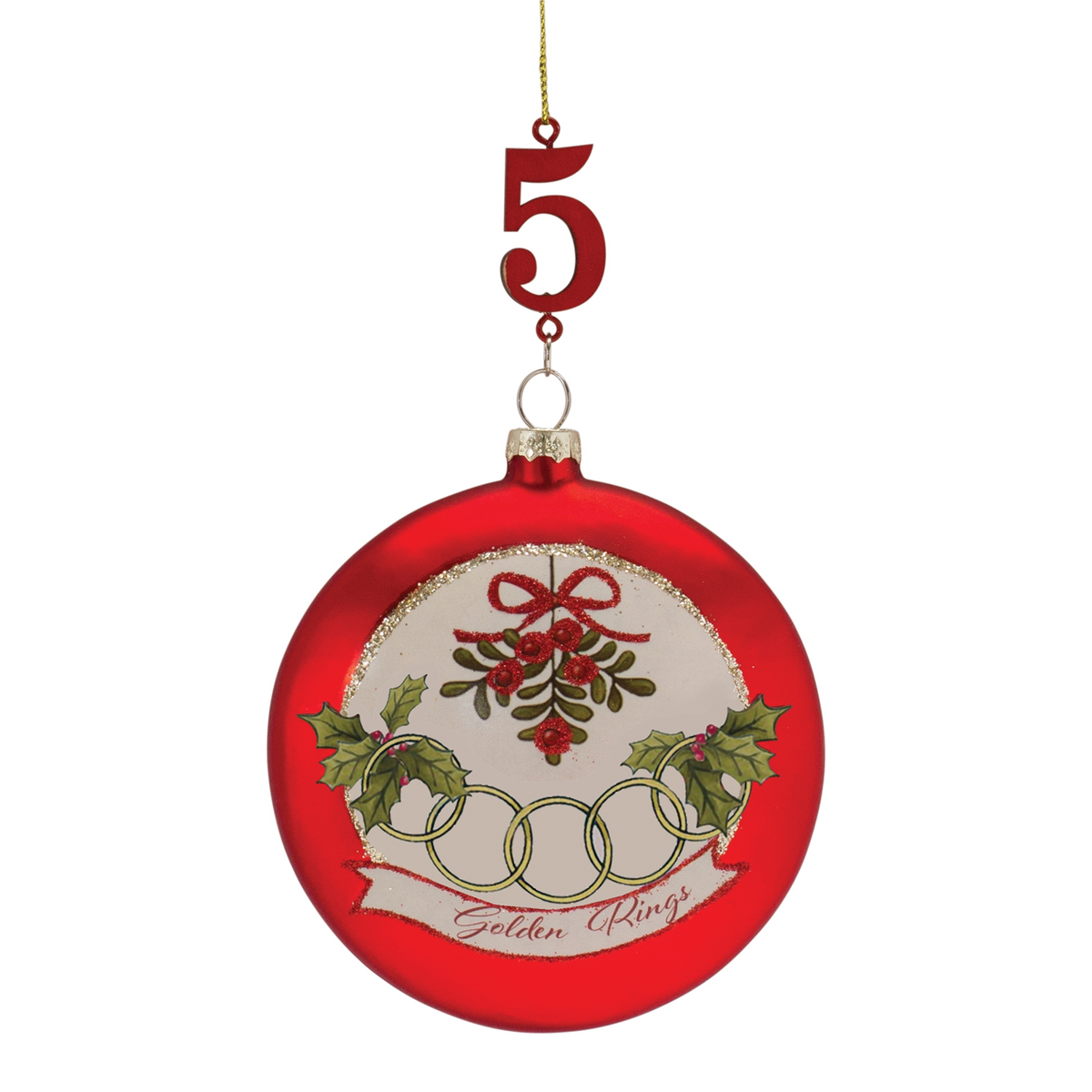 Twelve Days of Christmas Ornament (Set of 12) -Ship Only