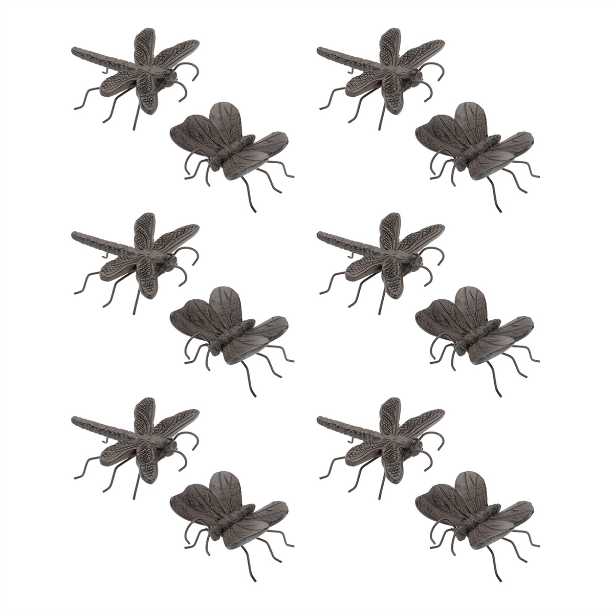 Dragonfly and Butterfly Insect Pot Sitter (Set of 12) -Ship Only