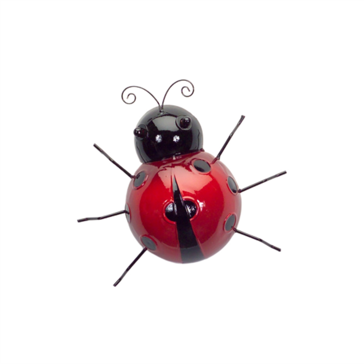 Metal Lady Bug Garden Decor (Set of 6) -Ship Only