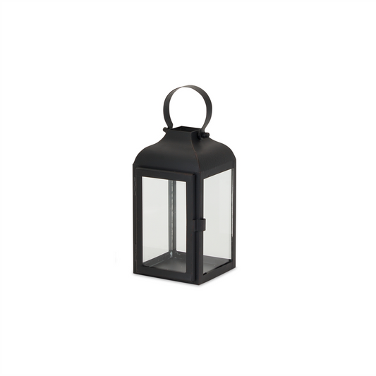 Modern Black Metal Lantern (Set of 3) -Ship Only