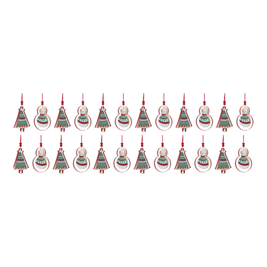 Metal Cookie Cutter Ornament (Set of 12) -Ship Only