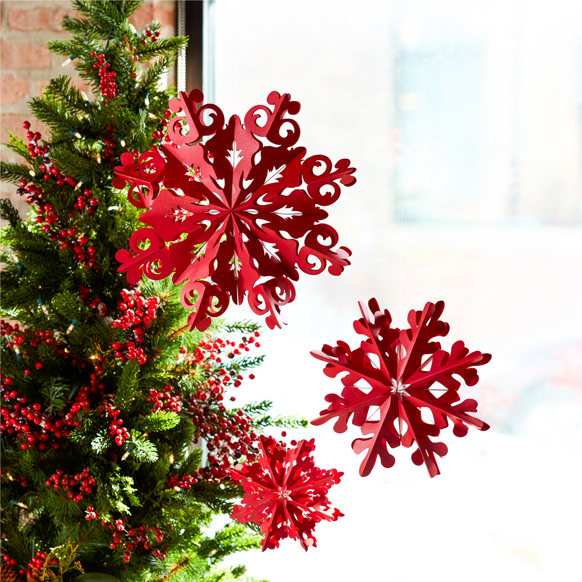Paper Snowflake Ornament (Set of 6) -Ship Only