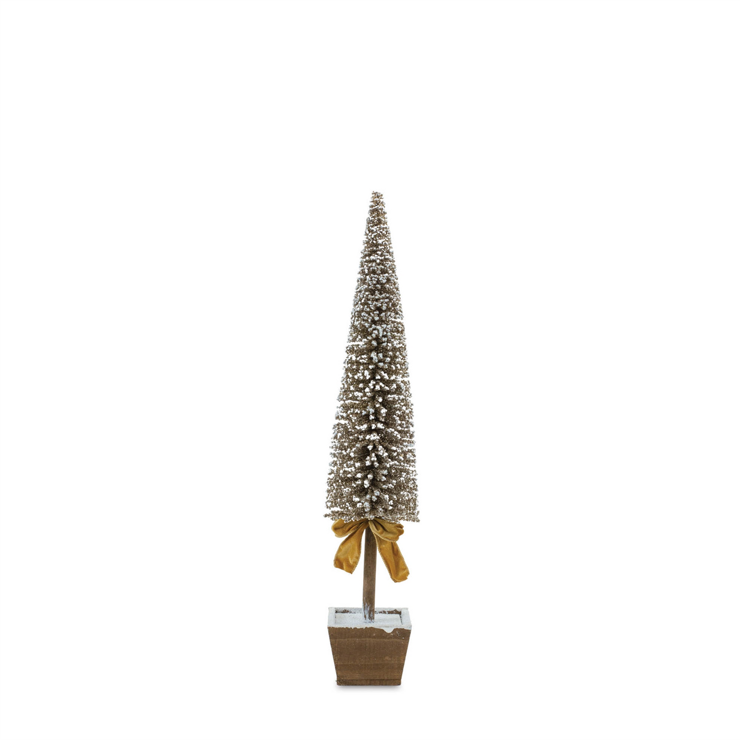 Potted Bottle Brush Pine Tree (Set of 3) -Ship Only