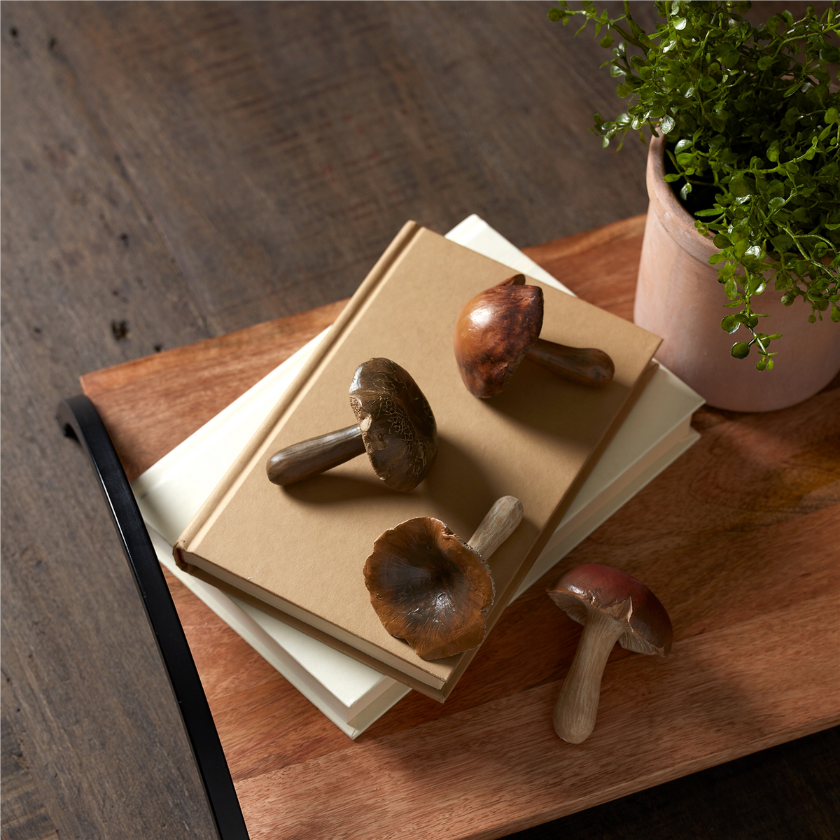 Stone Mushroom Shelf Sitter (Set of 12) -Ship Only