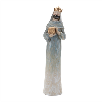 Modern Holiday Nativity Figurines (Set of 9) -Ship Only