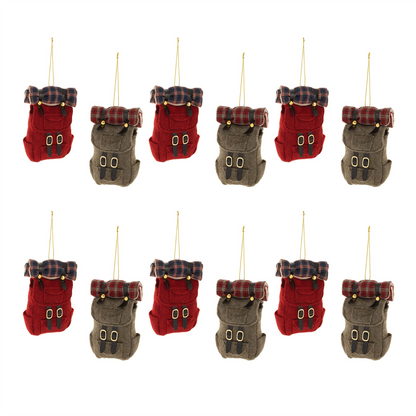 Hiking Backpack Ornament (Set of 12)