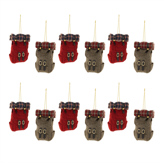 Hiking Backpack Ornament (Set of 12) -Ship Only