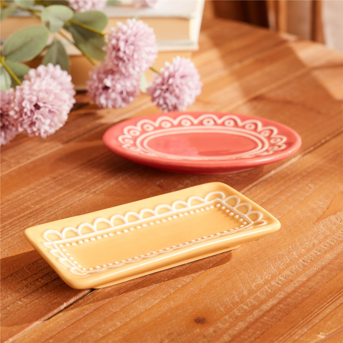 Trinket Dish (Set of 12) 6”L Ceramic -Ship Only
