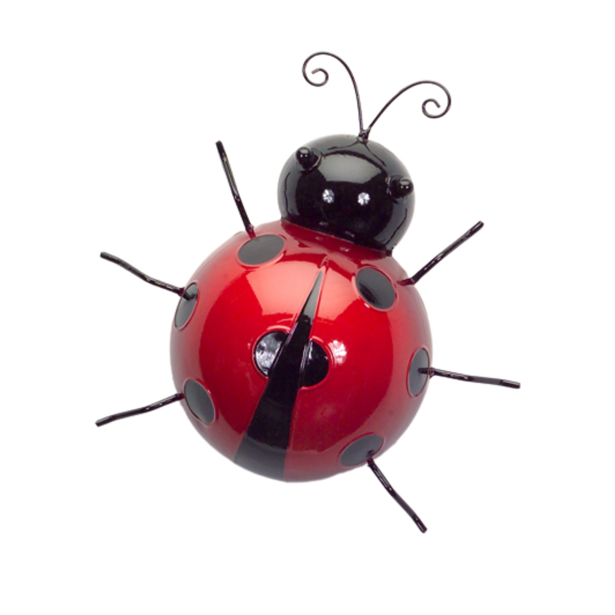 Metal Lady Bug Garden Decor (Set of 6) -Ship Only
