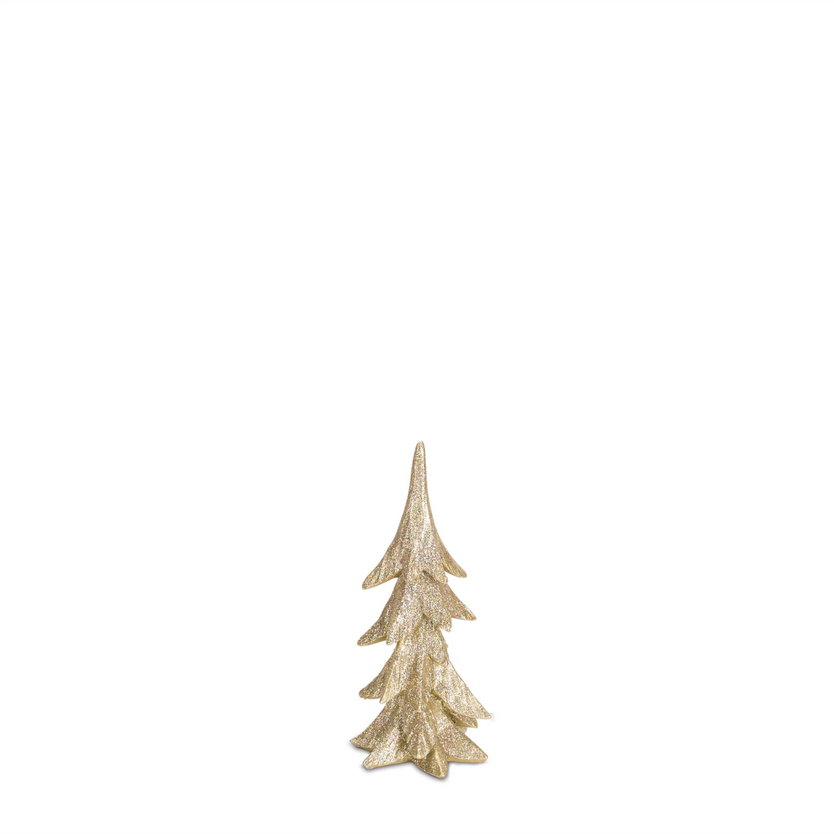 Gold Shimmer Tabletop Holiday Tree (Set of 3) -Ship Only