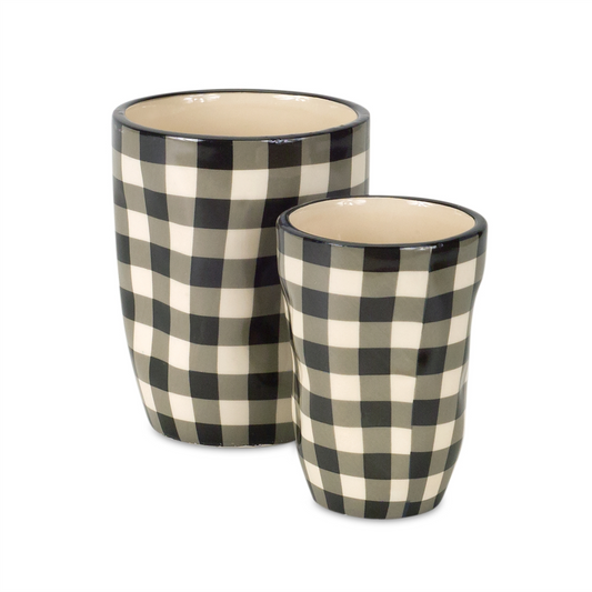 Wavy Patterned Planter or Vase (Set of 6)