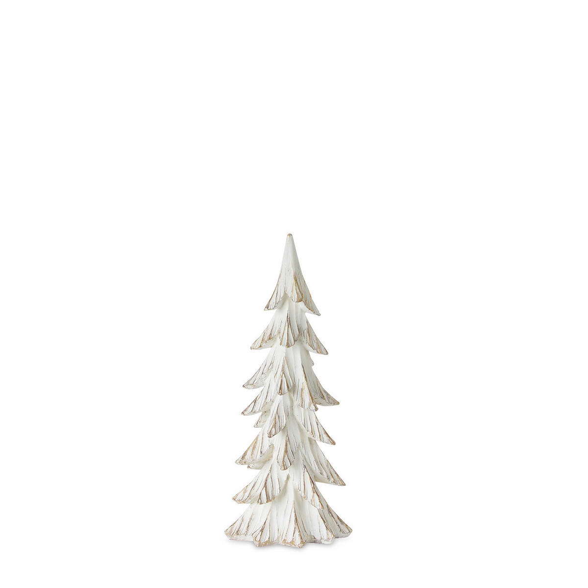 Carved Wood Design Pine Tree Decor (Set of 3) -Ship Only