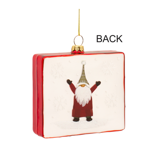 Gnome Merry Christmas Ornament (Set of 12) -Ship Only
