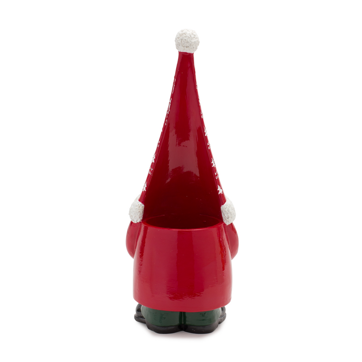 Stone Holiday Gnome Figurine with Present Accent (Set of 2) -Ship Only