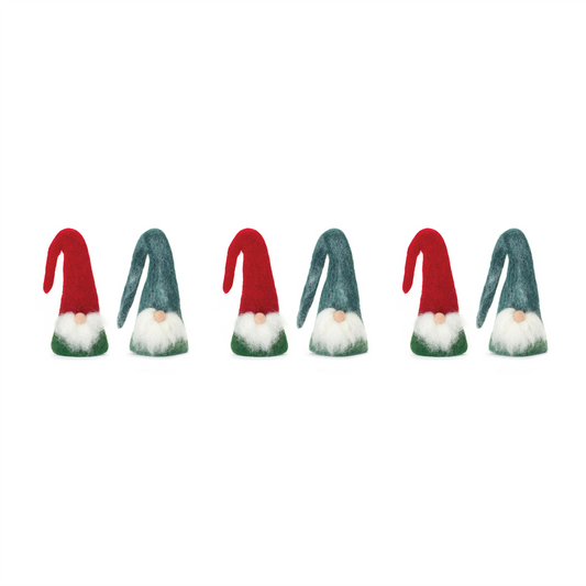 Gnome Wine Bottle Topper (Set of 6) -Ship Only