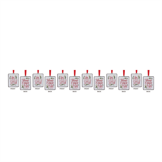 Holiday Sentiment Ornament (Set of 12) -Ship Only