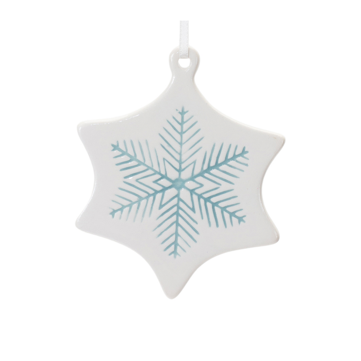 Etched Ceramic Tree Ornament (Set of 24) -Ship Only