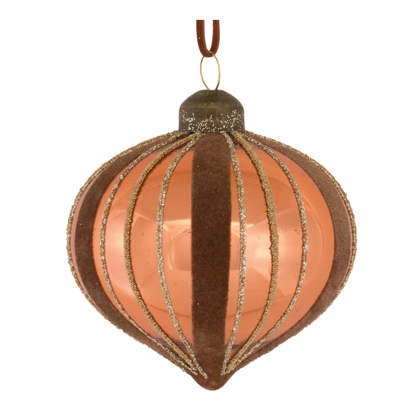 Copper Glass Holiday Ornament (Set of 12) -Ship Only