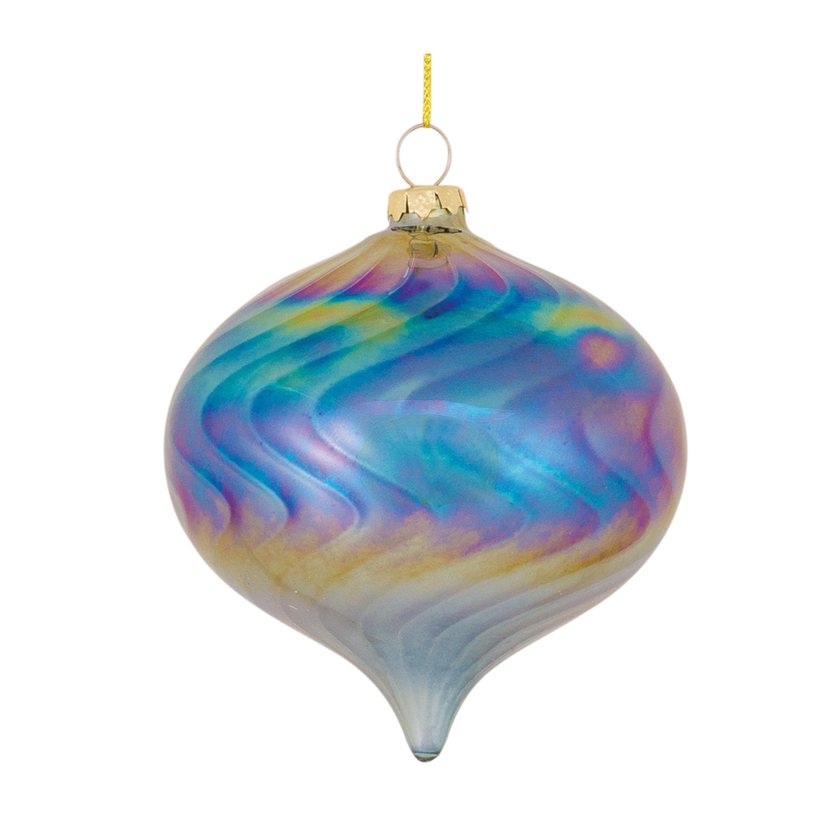 Ornament (Set of 6) 4.75"H, 4.75"H, 7"H Glass -Ship Only