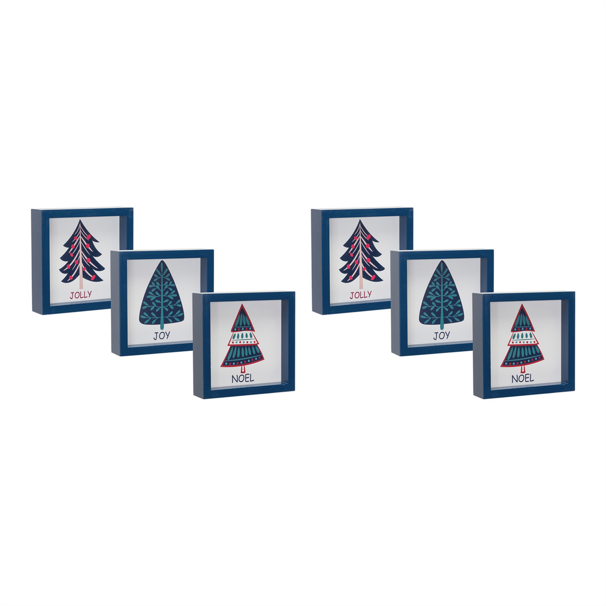 Pine Tree Sentiment Sign (Set of 6) -Ship Only