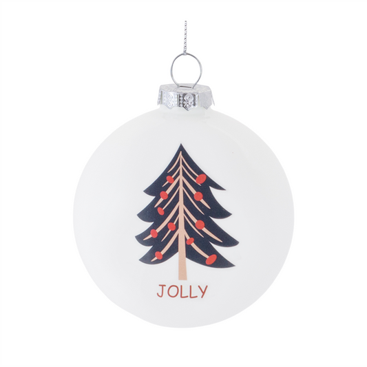 Tree Sentiment Ball Ornament (Set of 6) -Ship Only